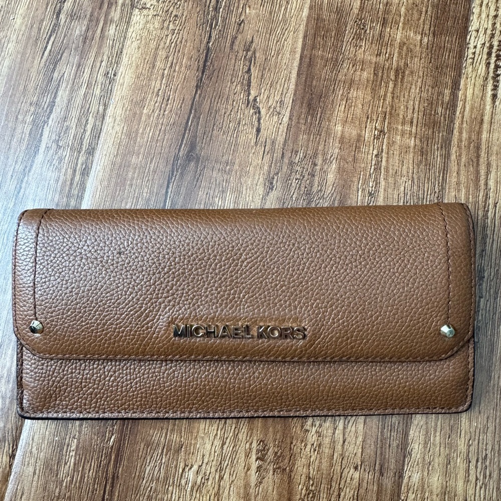 Michael Kors Tan Leather Wallet
